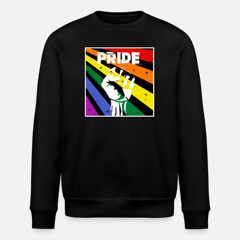 PRIDE - Stanley/Stella ROLLER Unisex Organic Sweatshirt - black