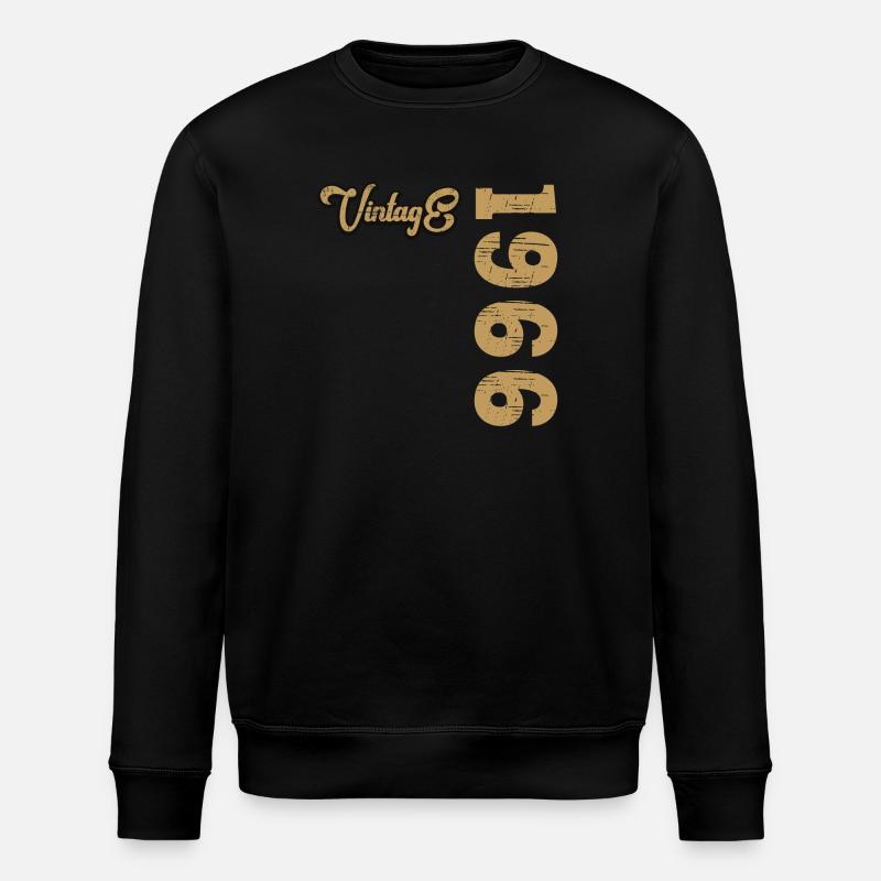Millésime 1966 - Sweat bio ROLLER Stanley/Stella Unisexe - noir