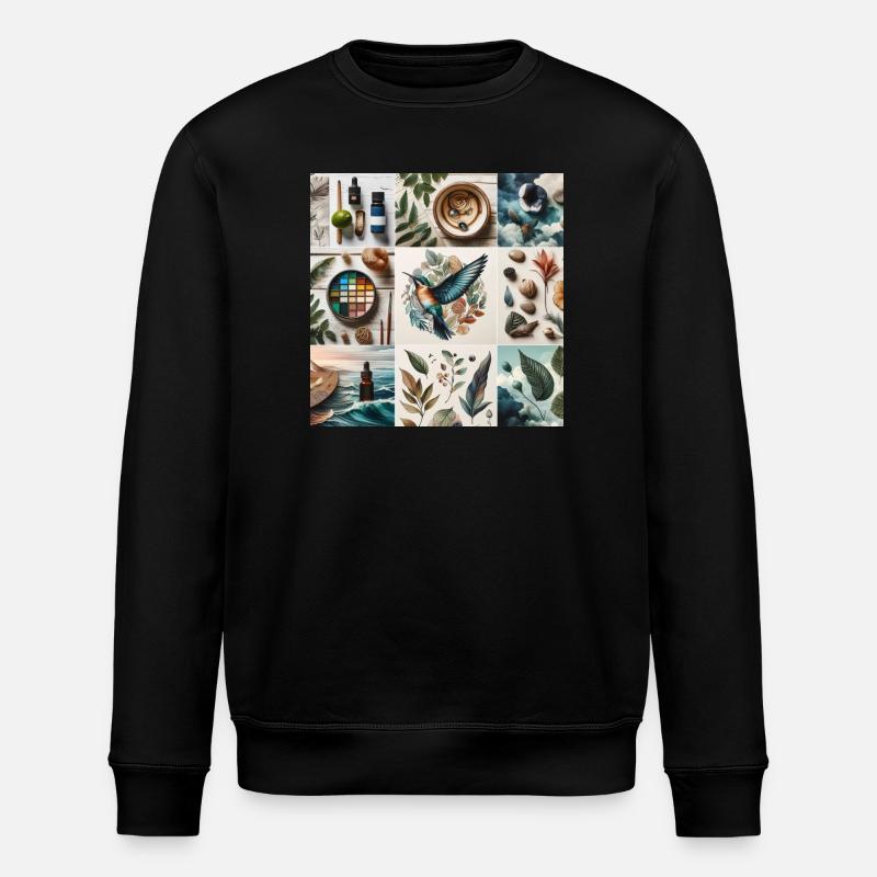 La nature dans l’art - Sweat bio ROLLER Stanley/Stella Unisexe - noir