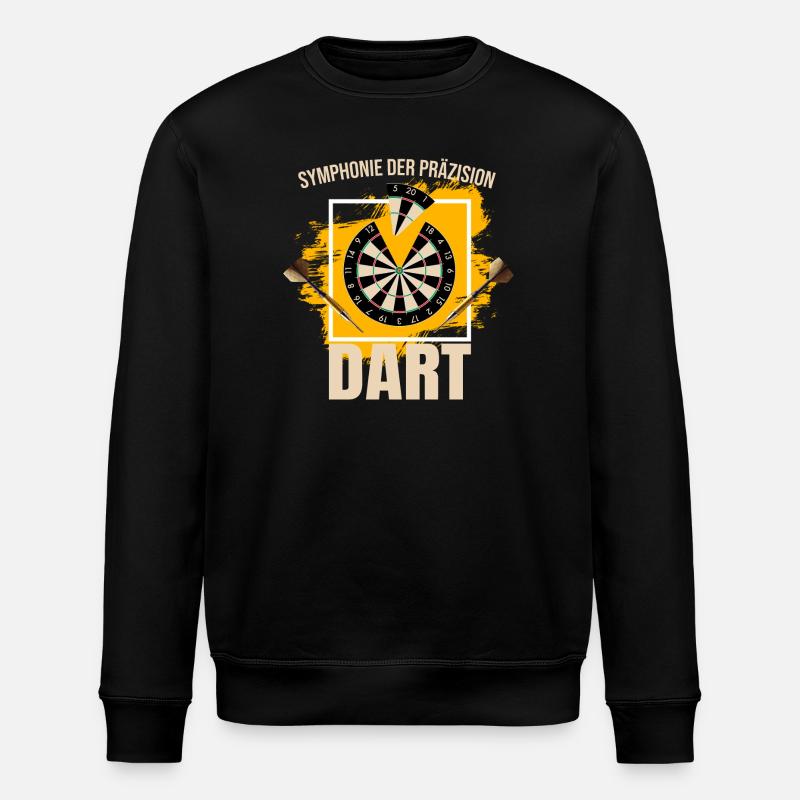 Symphonie der Präzision - Dart - Stanley/Stella Unisex Bio-Sweatshirt ROLLER - Schwarz