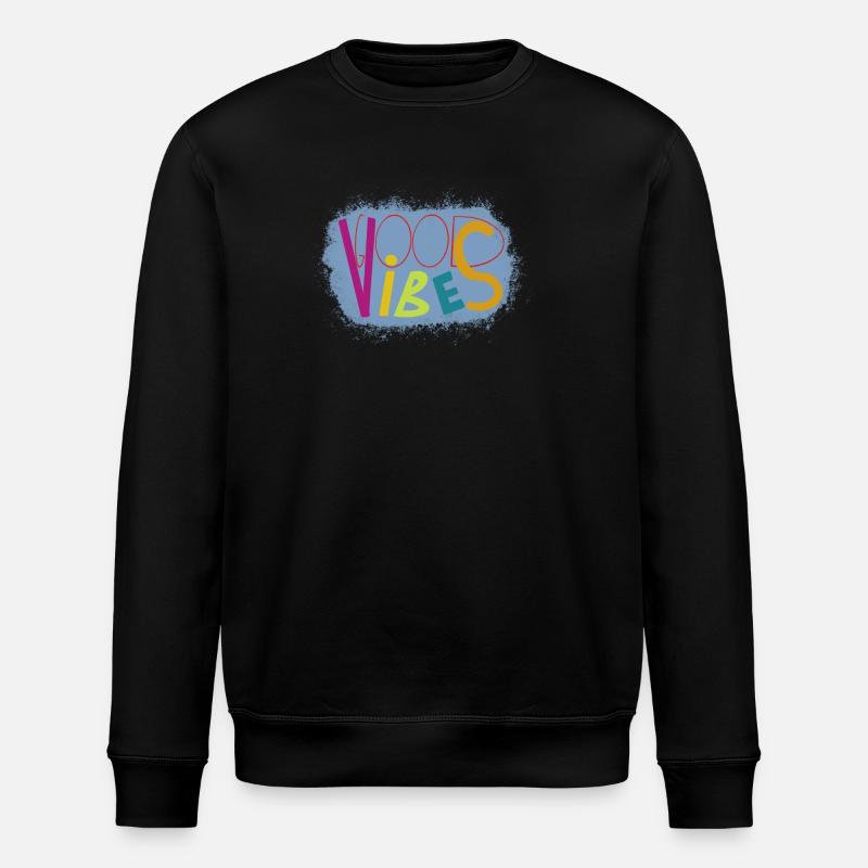 Vibrant Vibes Art Design - Sweat bio ROLLER Stanley/Stella Unisexe - noir