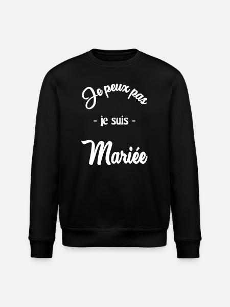 WEDDING. BRIDE-TO-BE - Stanley/Stella ROLLER Unisex Organic Sweatshirt - black