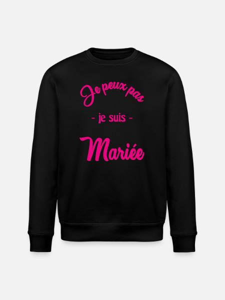 EVJF. MARIEE - Sweat bio ROLLER Stanley/Stella Unisexe - noir