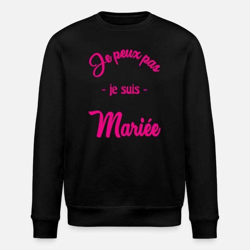 EVJF. MARIEE - Sweat bio ROLLER Stanley/Stella Unisexe - noir