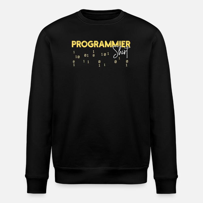 Developer Statement Coden Skripting Webentwickler - Stanley/Stella Unisex Bio-Sweatshirt ROLLER - Schwarz