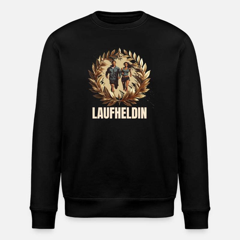 Laufheldin - Stanley/Stella Unisex Bio-Sweatshirt ROLLER - Schwarz