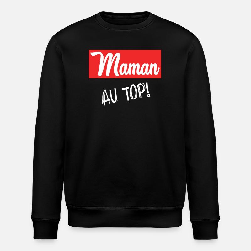 MAMAN - Sweat bio ROLLER Stanley/Stella Unisexe - noir