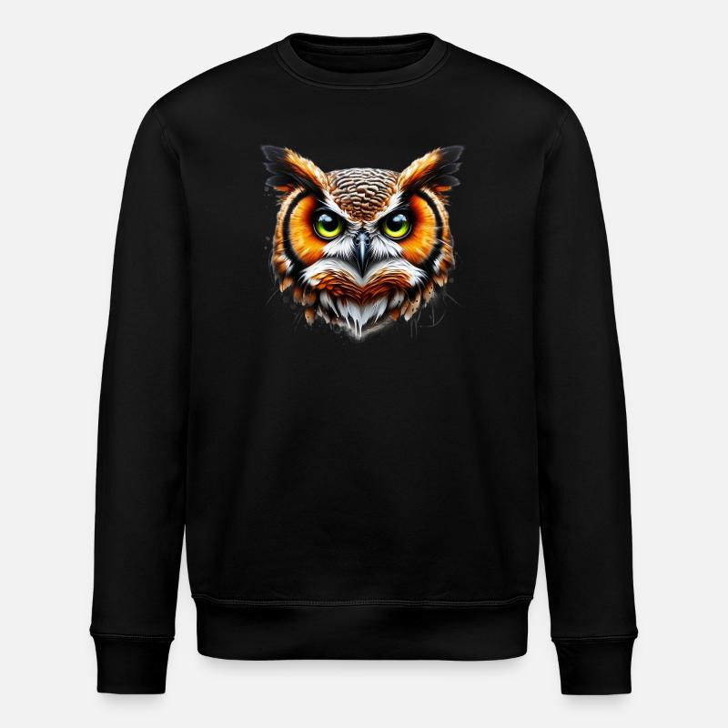 Hibou - Sweat bio ROLLER Stanley/Stella Unisexe - noir