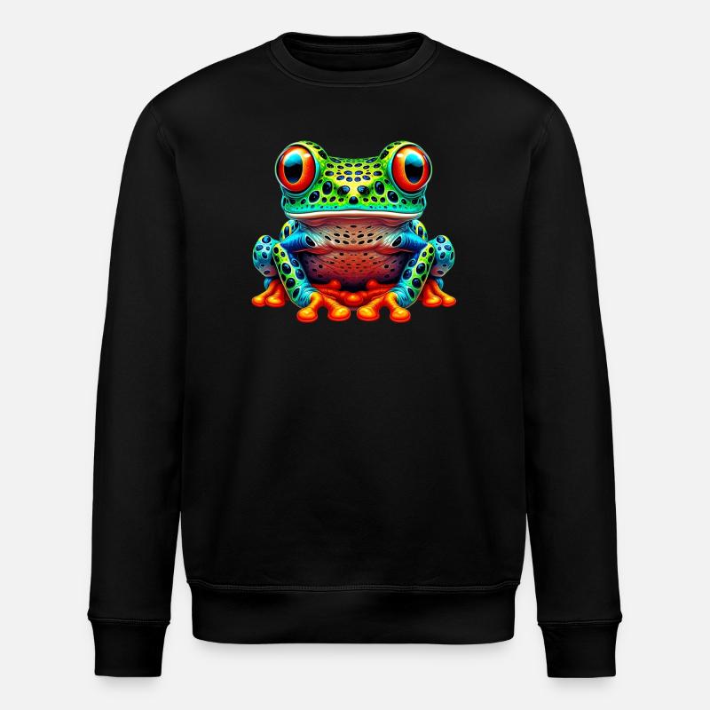 Grenouille - Sweat bio ROLLER Stanley/Stella Unisexe - noir