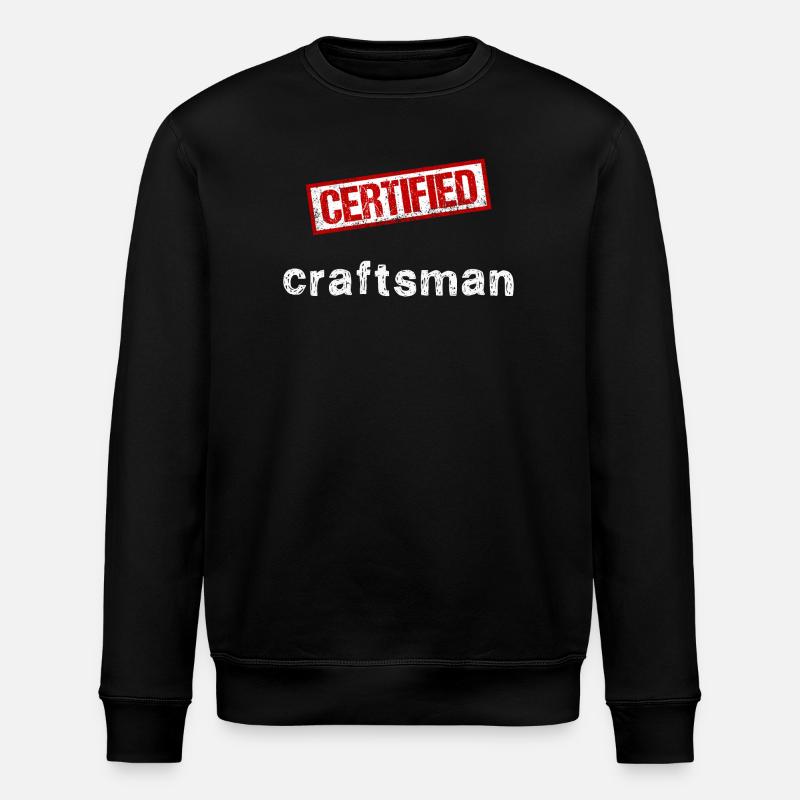 Handwerker - Stanley/Stella Unisex Bio-Sweatshirt ROLLER - Schwarz