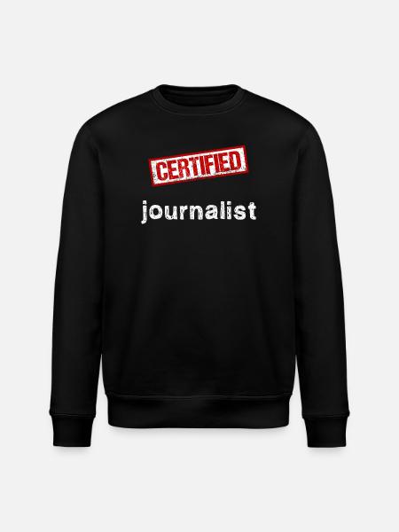Journalist - Stanley/Stella ROLLER Unisex Organic Sweatshirt - black