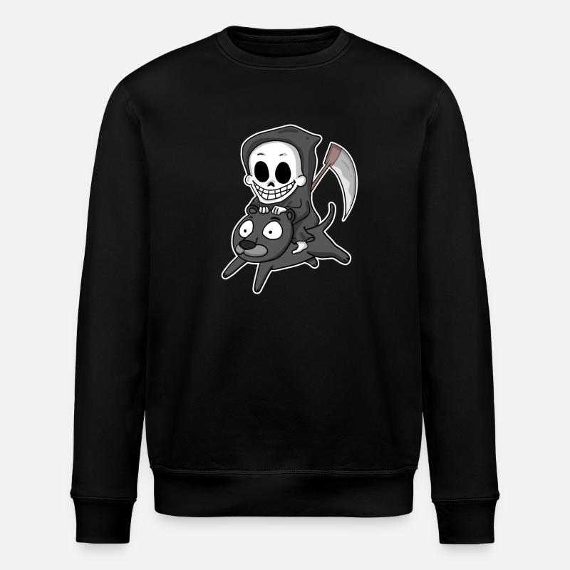 Faucheuse Motif Wildcat - Sweat bio ROLLER Stanley/Stella Unisexe - noir
