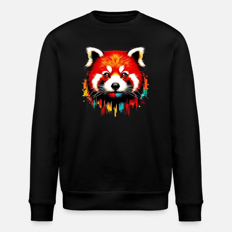 Petit panda - Sweat bio ROLLER Stanley/Stella Unisexe - noir