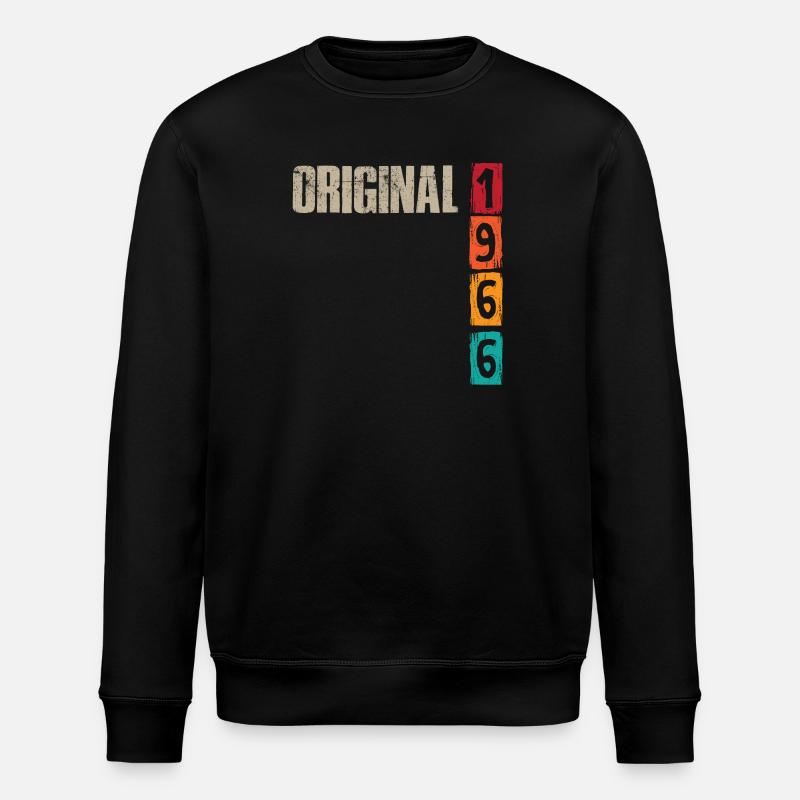 Millésime 1966 - Sweat bio ROLLER Stanley/Stella Unisexe - noir