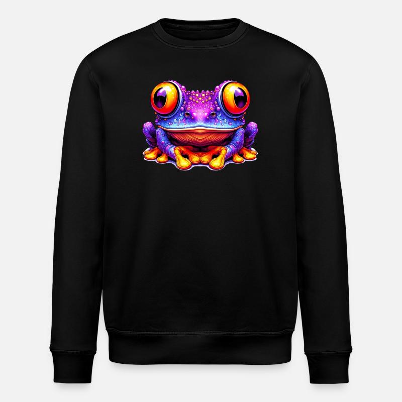 Frosch - Stanley/Stella Unisex Bio-Sweatshirt ROLLER - Schwarz