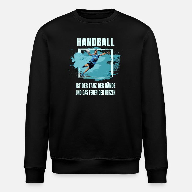 Handball - Stanley/Stella Unisex Bio-Sweatshirt ROLLER - Schwarz
