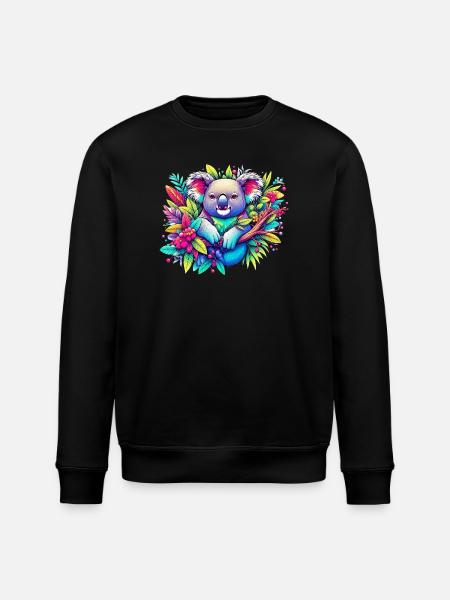 Koala - Sweat bio ROLLER Stanley/Stella Unisexe - noir