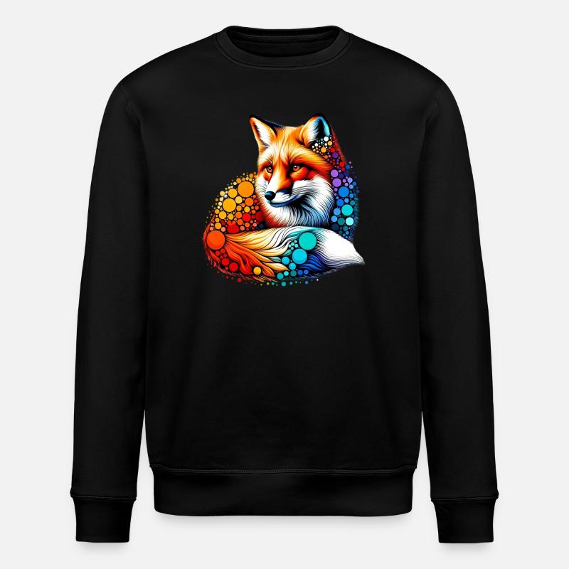 Fuchs - Stanley/Stella Unisex Bio-Sweatshirt ROLLER - Schwarz