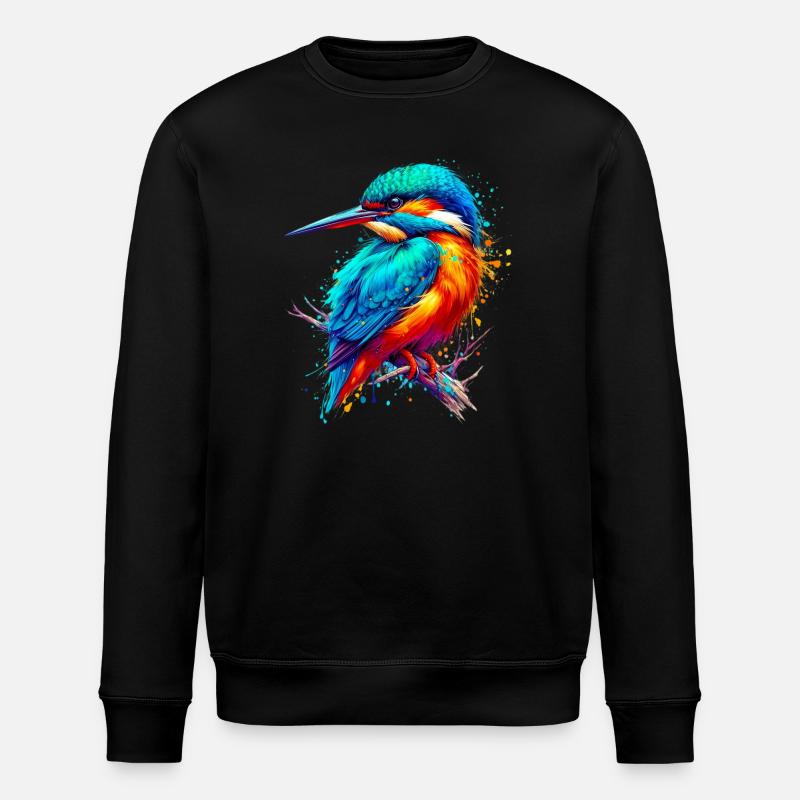 Martin-pêcheur - Sweat bio ROLLER Stanley/Stella Unisexe - noir