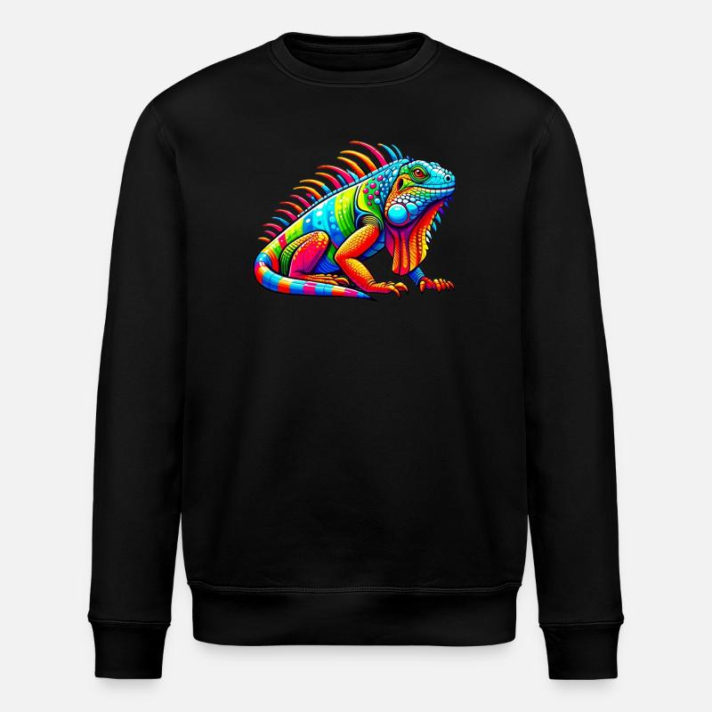 Iguane - Sweat bio ROLLER Stanley/Stella Unisexe - noir