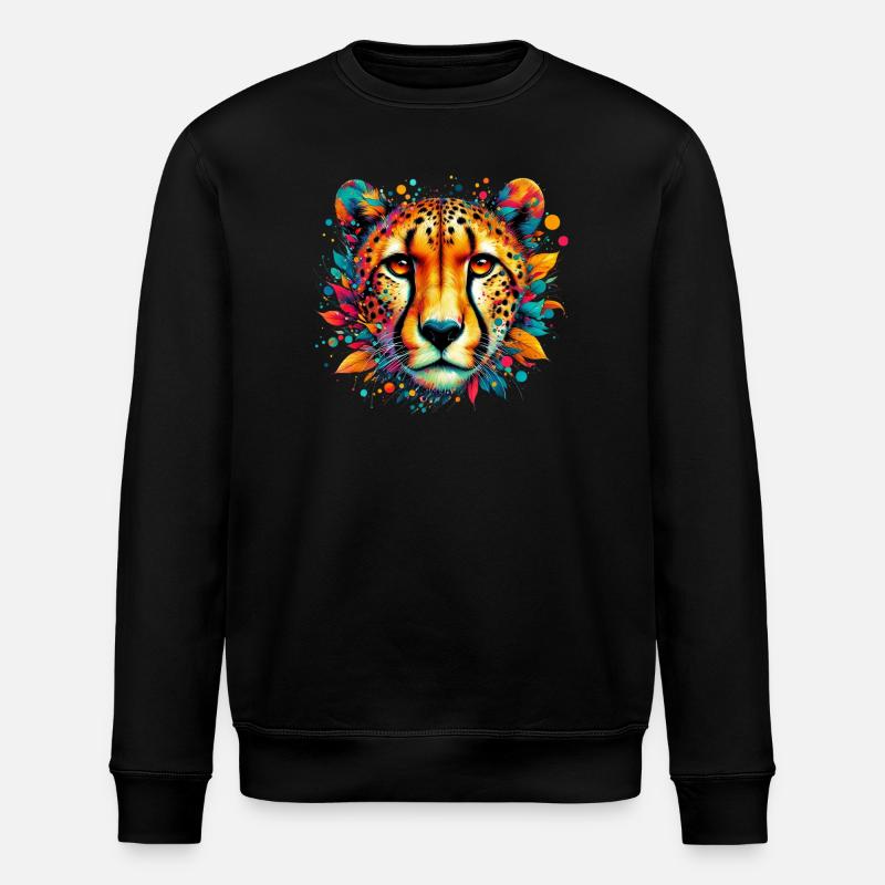 Gepard - Stanley/Stella Unisex Bio-Sweatshirt ROLLER - Schwarz