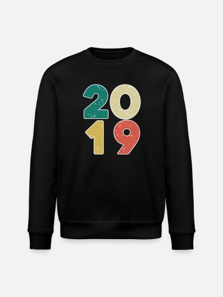 2019 - Year 2019 - Year 2019 - Stanley/Stella ROLLER Unisex Organic Sweatshirt - black