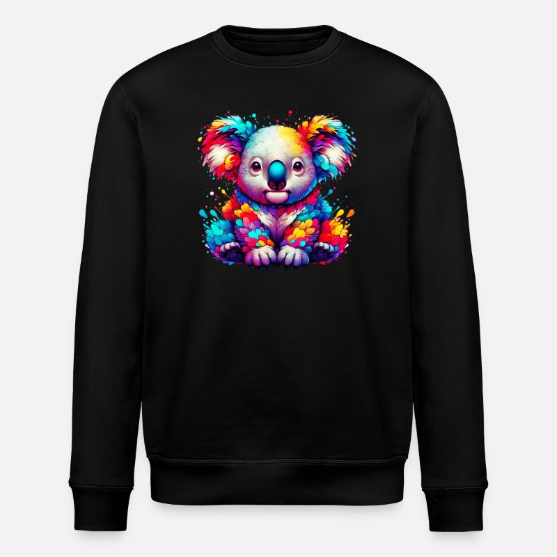 Koala - Sweat bio ROLLER Stanley/Stella Unisexe - noir