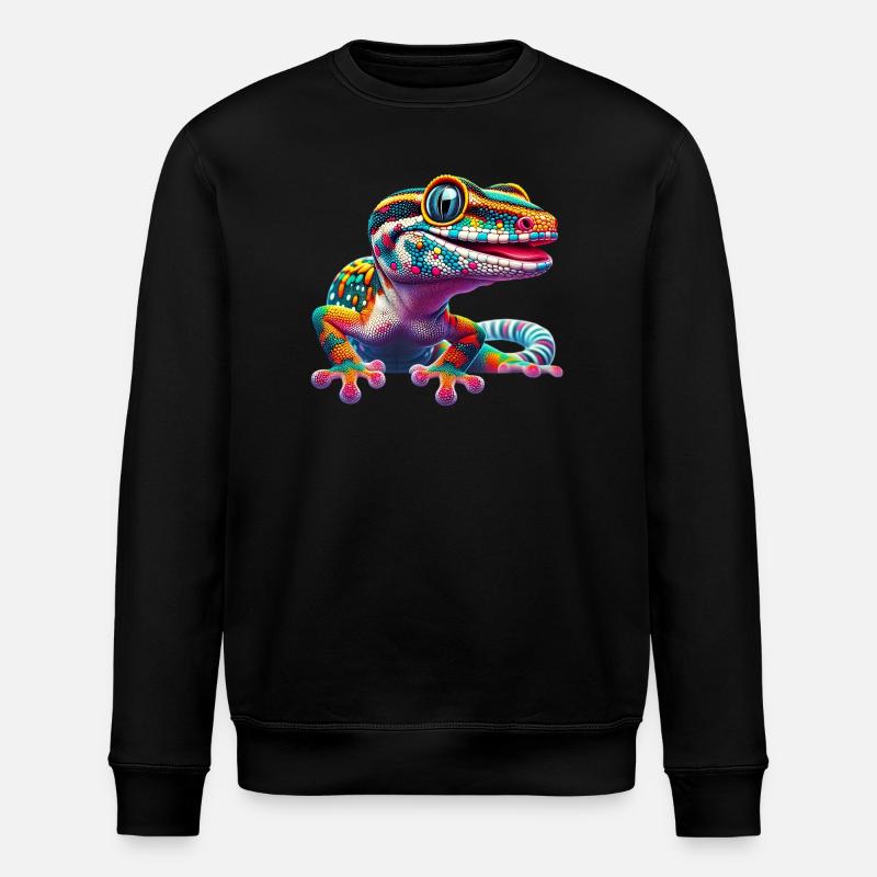 Gecko - Sweat bio ROLLER Stanley/Stella Unisexe - noir