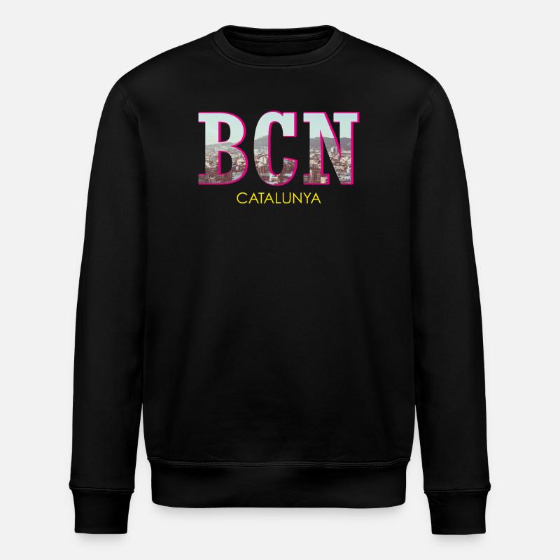 Barcelona Catalunya - Stanley/Stella Unisex Bio-Sweatshirt ROLLER - Schwarz
