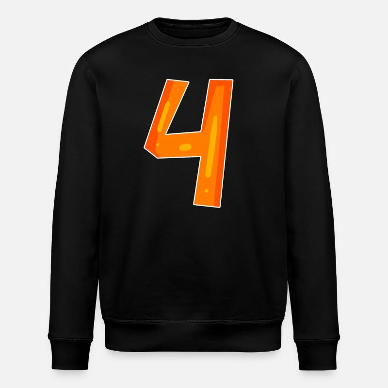 4 orange - Stanley/Stella Unisex Bio-Sweatshirt ROLLER - Schwarz