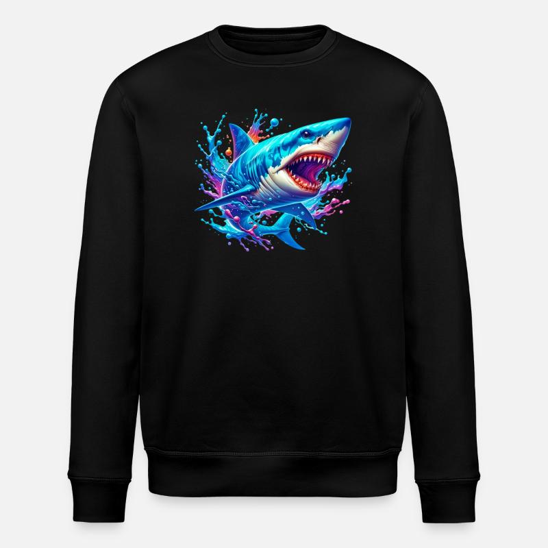 Hai - Stanley/Stella Unisex Bio-Sweatshirt ROLLER - Schwarz