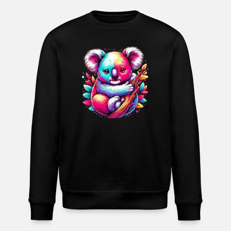 Koala - Sweat bio ROLLER Stanley/Stella Unisexe - noir