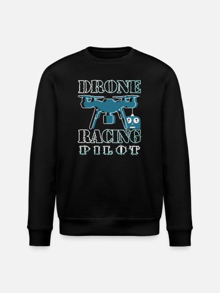 Drone Pilot - Stanley/Stella ROLLER Unisex Organic Sweatshirt - black