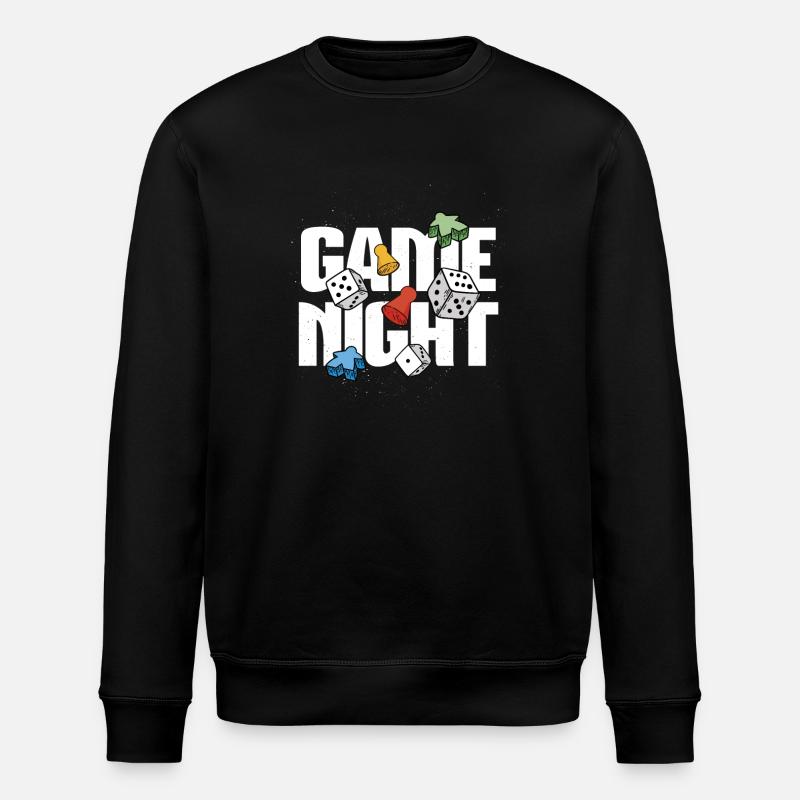 Board Game Enthusiasts - Stanley/Stella ROLLER Unisex Organic Sweatshirt - black