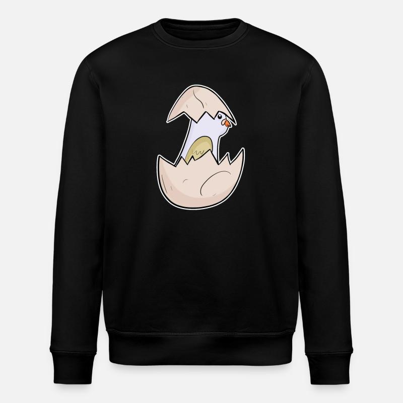 Bébé oiseau colombe motif enfant - Sweat bio ROLLER Stanley/Stella Unisexe - noir