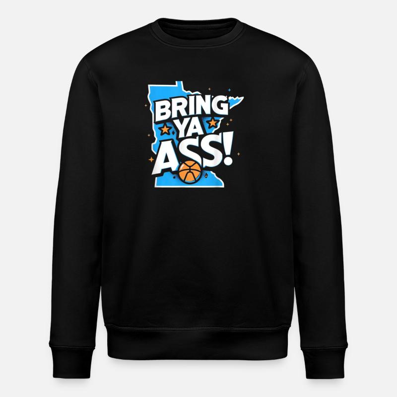 Affiche Basket Amicale et Motivante - Sweat bio ROLLER Stanley/Stella Unisexe - noir