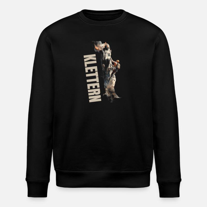 Klettern - Stanley/Stella Unisex Bio-Sweatshirt ROLLER - Schwarz