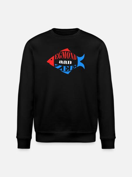 Egmond aan zee - Stanley/Stella ROLLER Unisex Organic Sweatshirt - black