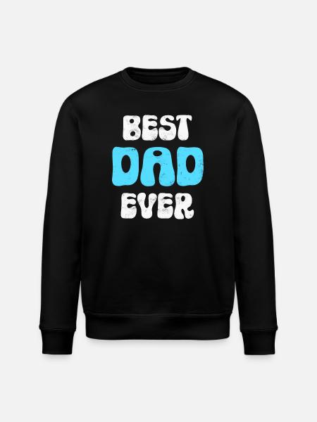 Father Dad - Stanley/Stella ROLLER Unisex Organic Sweatshirt - black