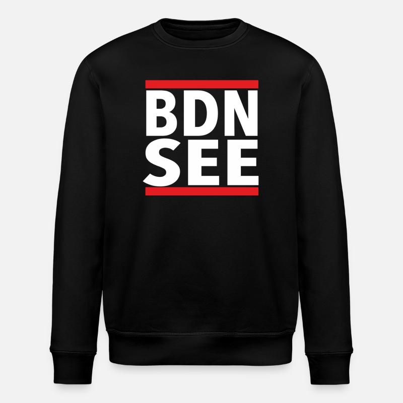 BDN SEE - Stanley/Stella Unisex Bio-Sweatshirt ROLLER - Schwarz