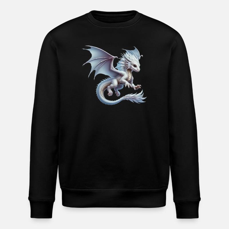 Dragon - Stanley/Stella ROLLER Unisex Organic Sweatshirt - black