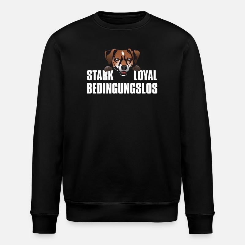Jack Russell Strong - Loyal - Inconditionnel - Sweat bio ROLLER Stanley/Stella Unisexe - noir