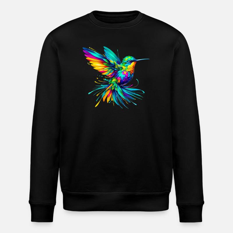 Kolibri - Stanley/Stella Unisex Bio-Sweatshirt ROLLER - Schwarz
