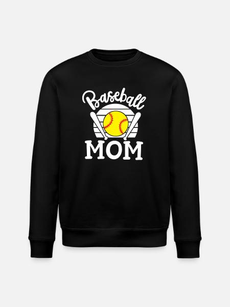 Baseball Mama - Stanley/Stella Unisex Bio-Sweatshirt ROLLER - Schwarz
