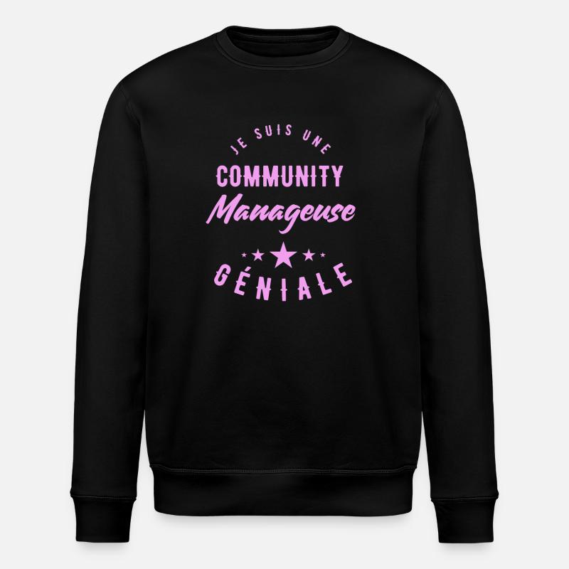 Community verwaltenuse - Stanley/Stella Unisex Bio-Sweatshirt ROLLER - Schwarz
