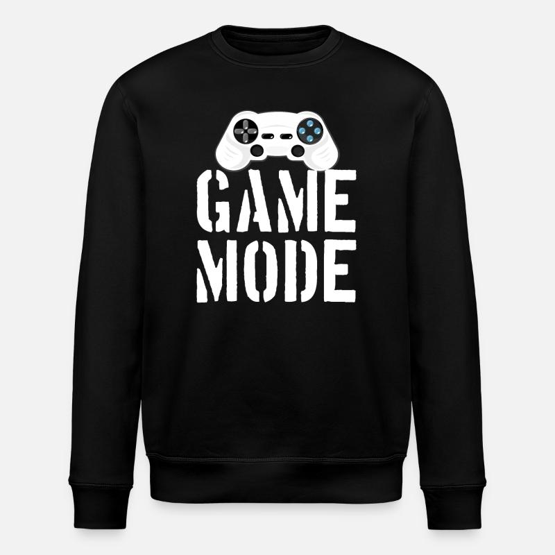 Game Mode - Stanley/Stella ROLLER Unisex Organic Sweatshirt - black