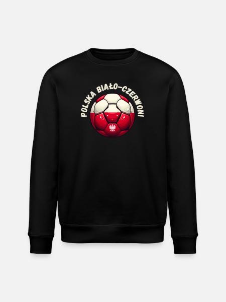 Polnischer Fußball - Stanley/Stella Unisex Bio-Sweatshirt ROLLER - Schwarz