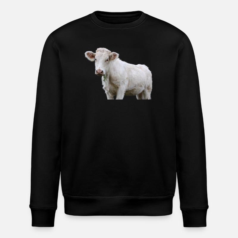 Kuh - Stanley/Stella Unisex Bio-Sweatshirt ROLLER - Schwarz