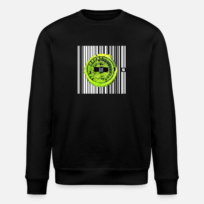 SPOT - PUNK - Stanley/Stella ROLLER Unisex Organic Sweatshirt - black