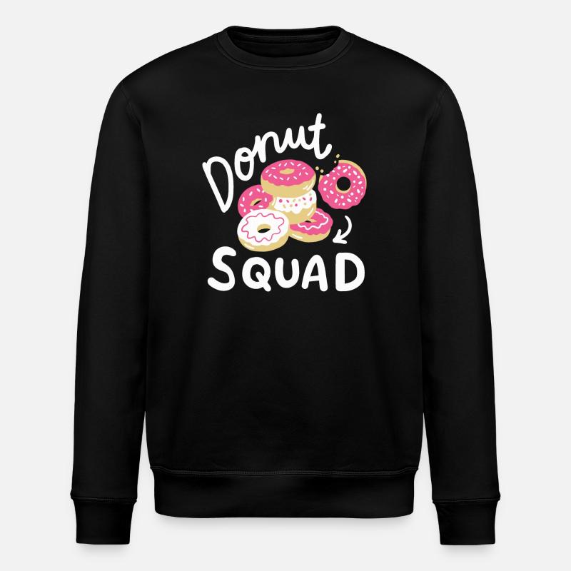 Donut-Trupp-Matching - Stanley/Stella Unisex Bio-Sweatshirt ROLLER - Schwarz